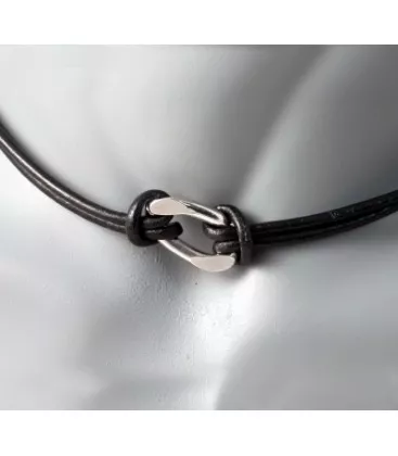 Ras de cou Bengali "Biker" - Collier en Argent - Bijoux en Vogue