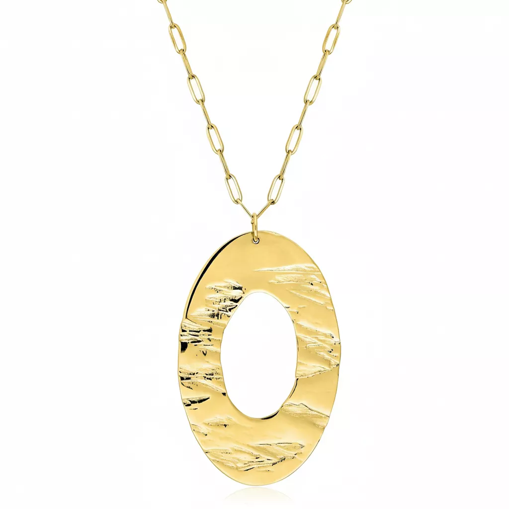 Collier Sautoir Acier Doré Fyona - Collier en Acier - Bijoux en Vogue