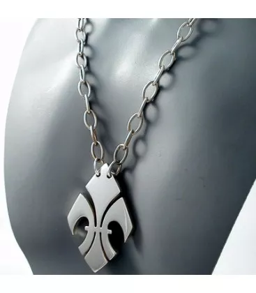 Collier pour homme Templiers Evaldi "131-2/30" - Collier en Argent