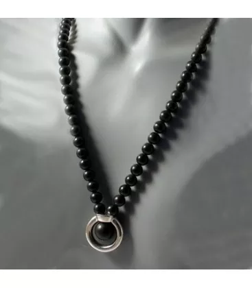 Collier pour homme Tibétaine Ramillo "124-2A" - Collier en Argent - Bijoux en Vogue