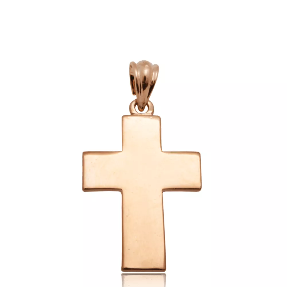 Pendentif acier rose Lasamba croix Religieux - Pendentif en Acier - Bijoux en Vogue