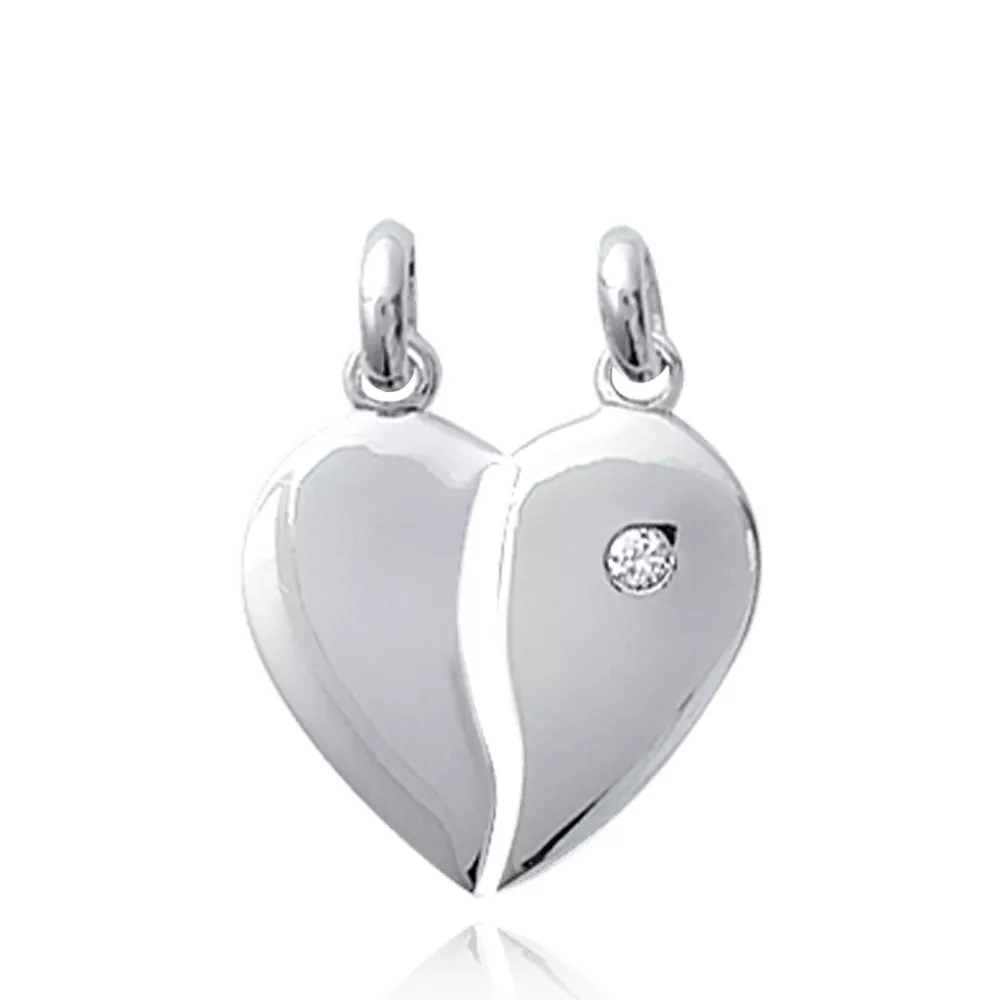 Pendentif Rencontre de Vina l'Amour - Pendentif en Argent 925 - Bijoux en Vogue