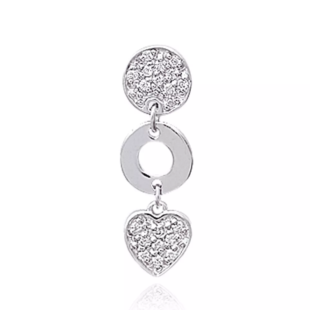 Pendentif passion Fatimha svelte Amour - Pendentif en Argent 925 - Bijoux en Vogue