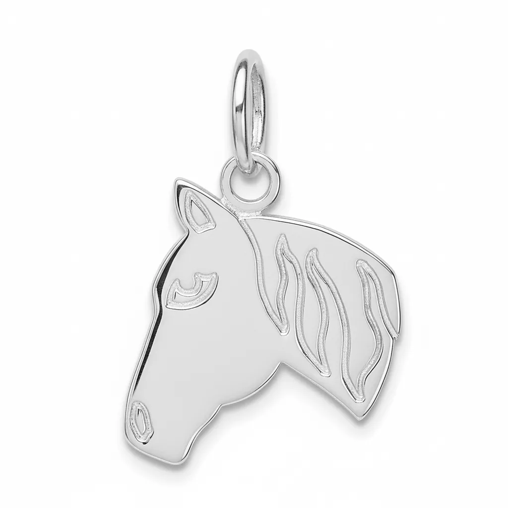 Pendentif Argent Belizanda Cheval - Pendentif en Argent 925 - Bijoux en Vogue