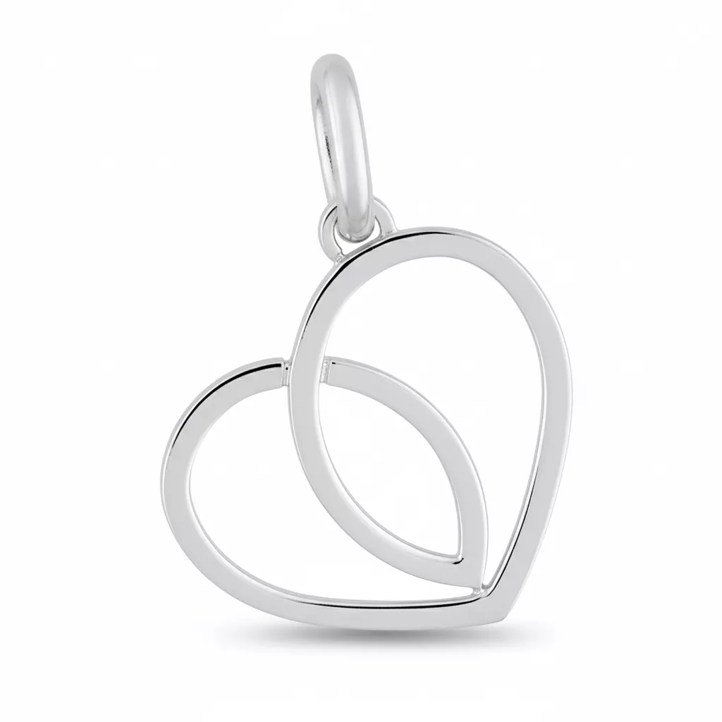 Pendentif Argent Ehouobie Coeur - Pendentif en Argent 925 - Bijoux en Vogue