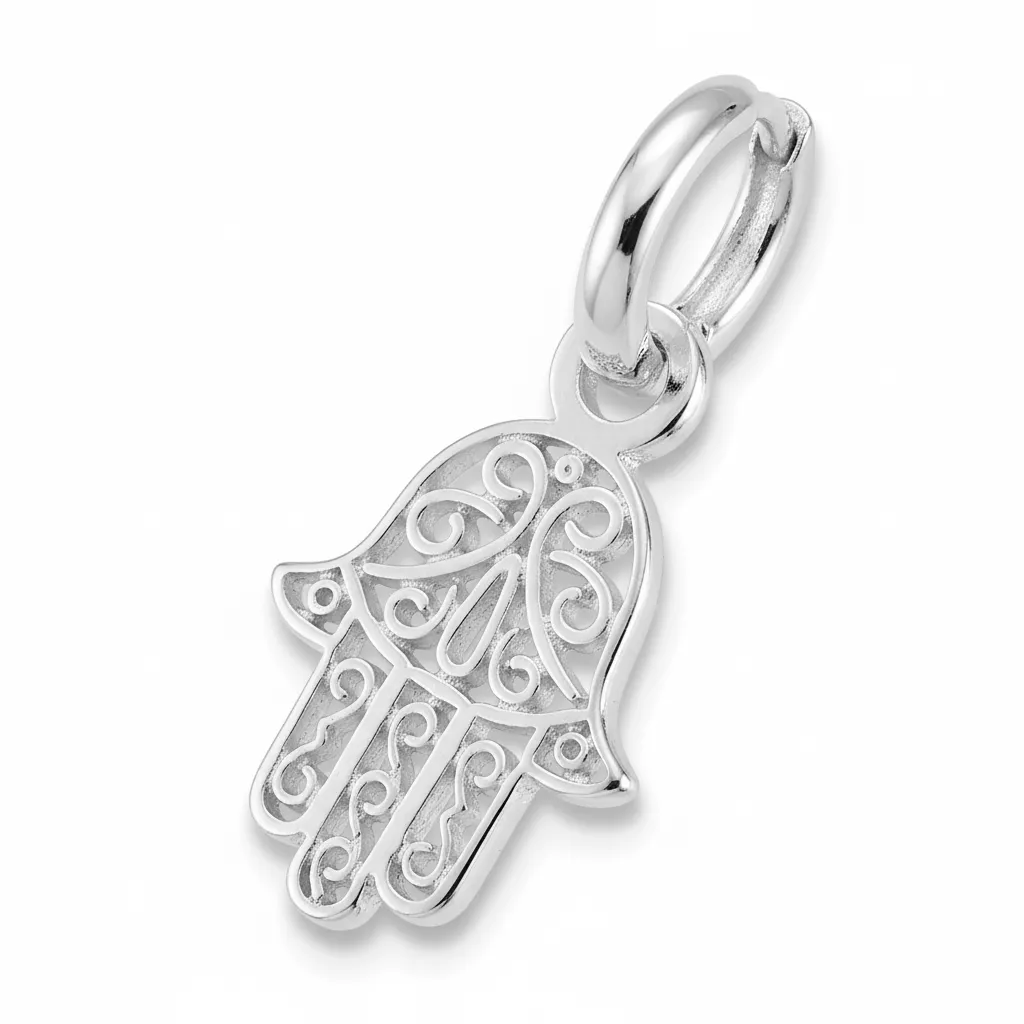 Pendentif Argent Main de Fatma - Pendentif en Argent 925 - Bijoux en Vogue
