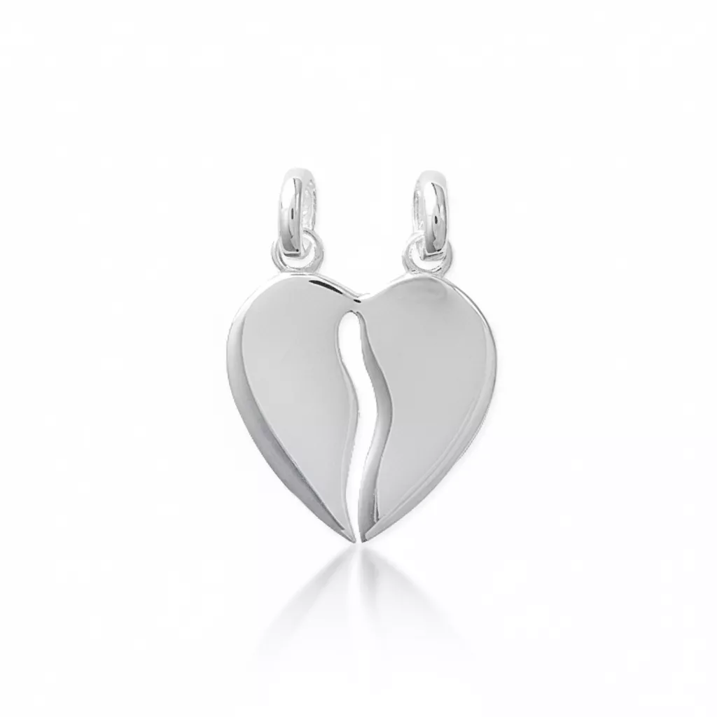 Pendentif Argent Mettaicha Coeur Coeurs - Pendentif en Argent 925 - Bijoux en Vogue