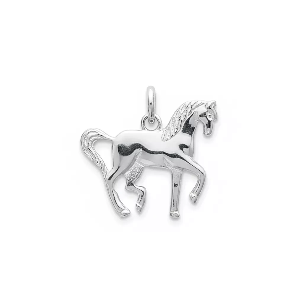 Pendentif Argent Annietta Cheval - Pendentif en Argent 925 - Bijoux en Vogue