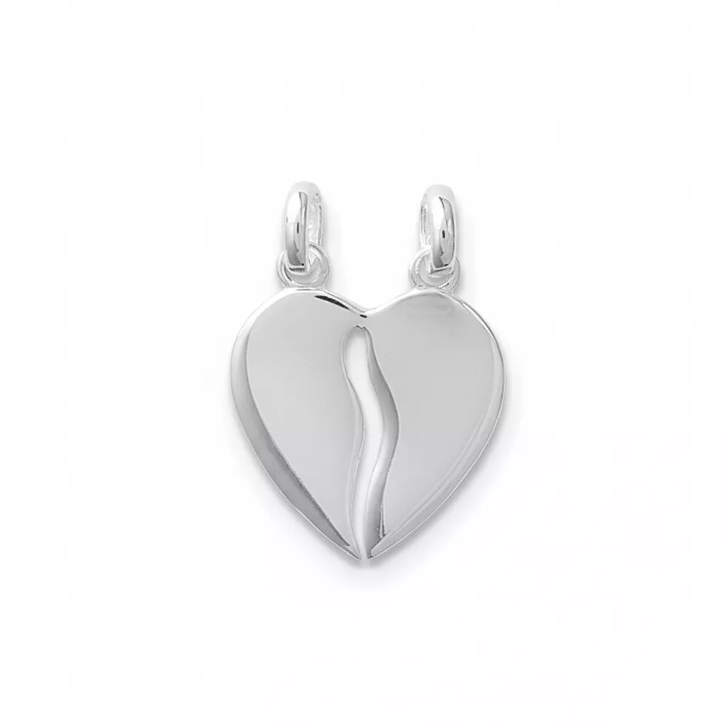 Pendentif Argent Sandie Coeur Coeurs - Pendentif en Argent 925 - Bijoux en Vogue