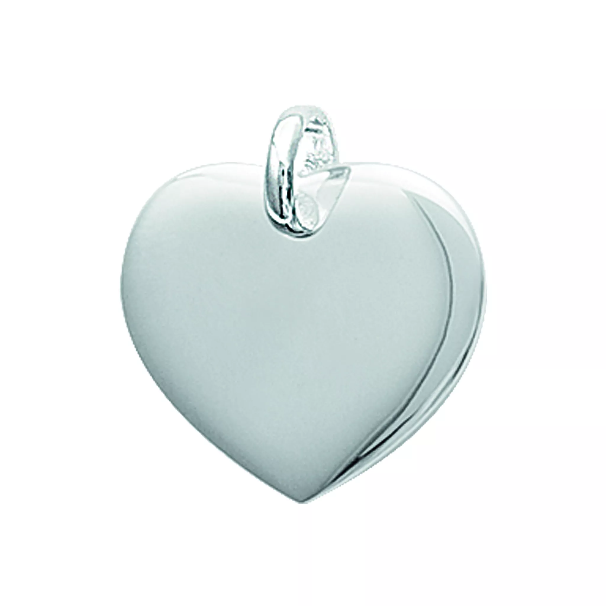 Pendentif Argent Boudjma Coeur Coeurs - Pendentif en Argent 925 - Bijoux en Vogue