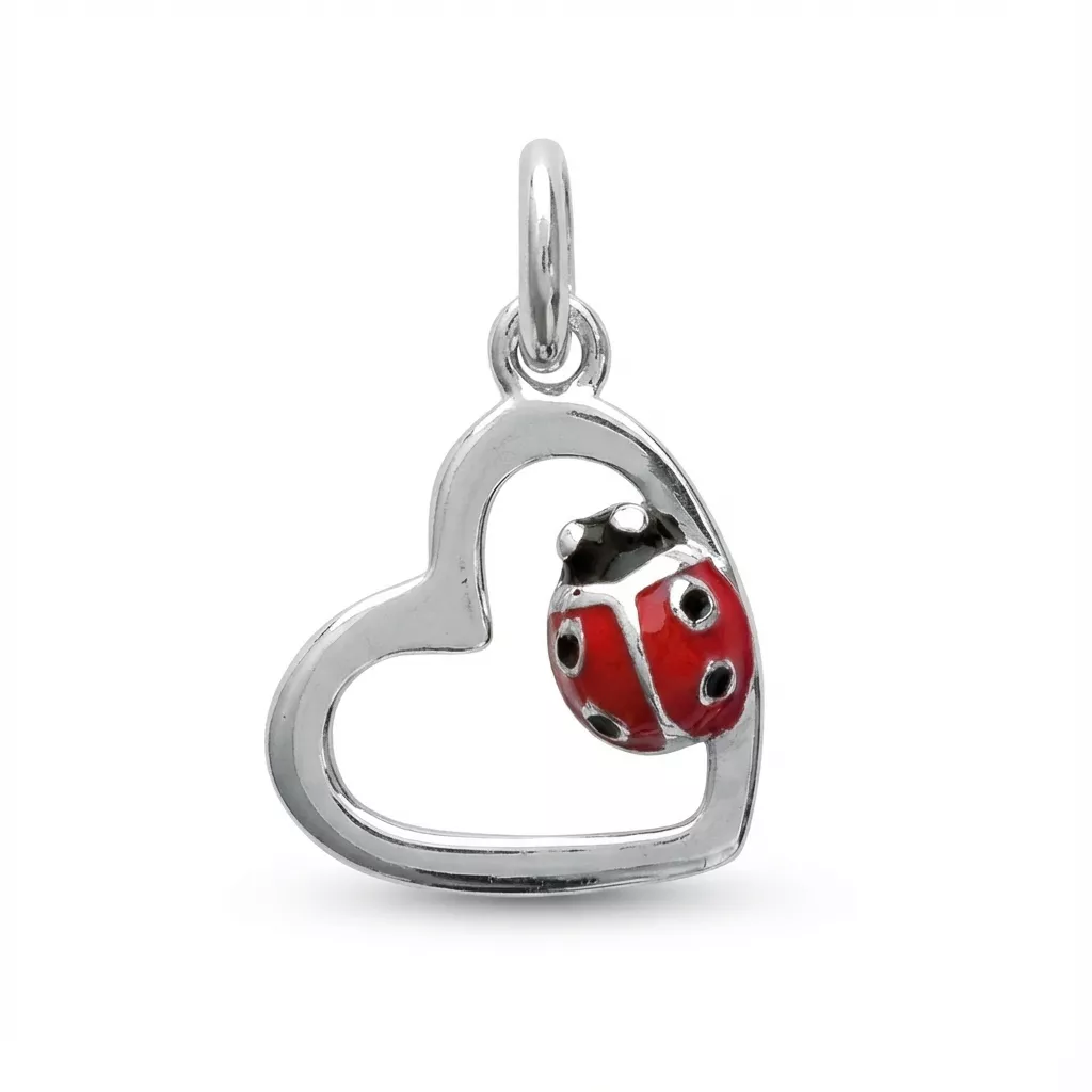 Pendentif Argent Necera Coeurs Figuratif Couleurs - Pendentif en Argent 925 - Bijoux en Vogue