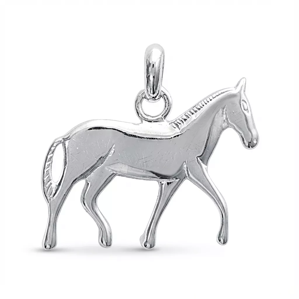 Pendentif Argent Riziane Cheval - Pendentif en Argent 925 - Bijoux en Vogue