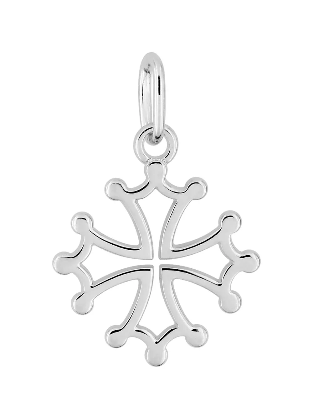 Pendentif Argent Croix Occitane - Pendentif en Argent 925 - Bijoux en Vogue
