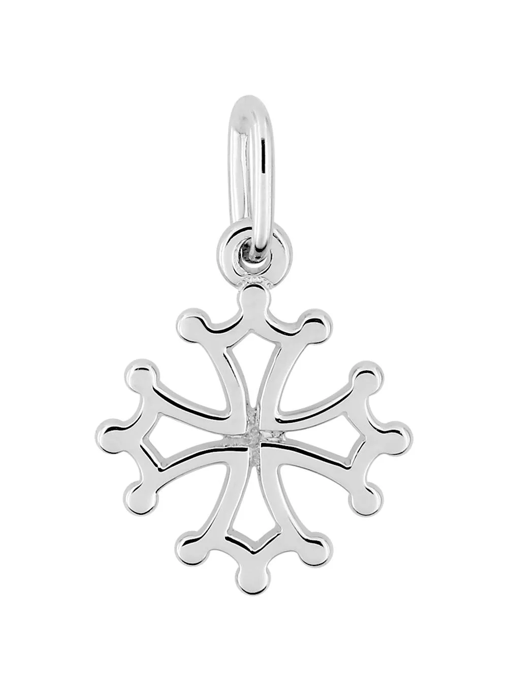 Pendentif Argent Croix Occitane - Pendentif en Argent 925 - Bijoux en Vogue