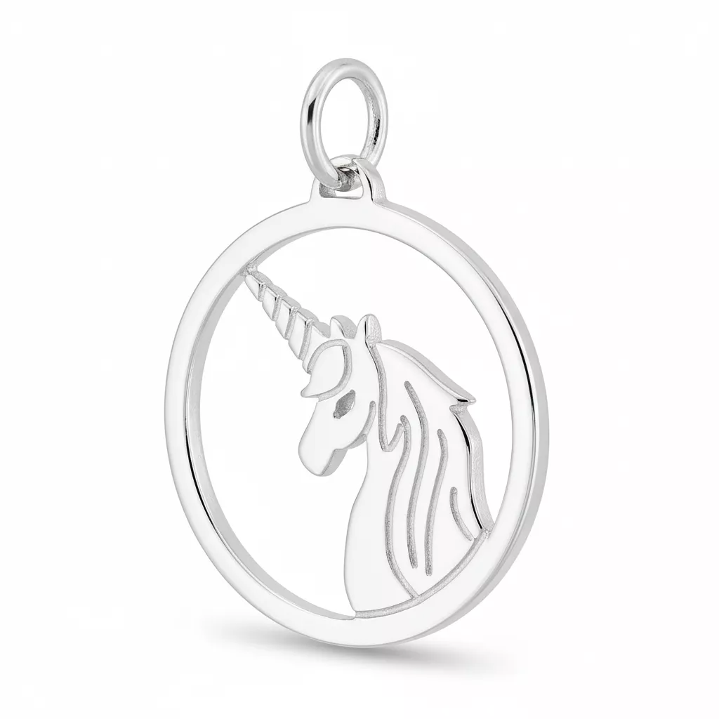 Pendentif Argent Ndriamarolahitiana Licorne - Pendentif en Argent 925 - Bijoux en Vogue
