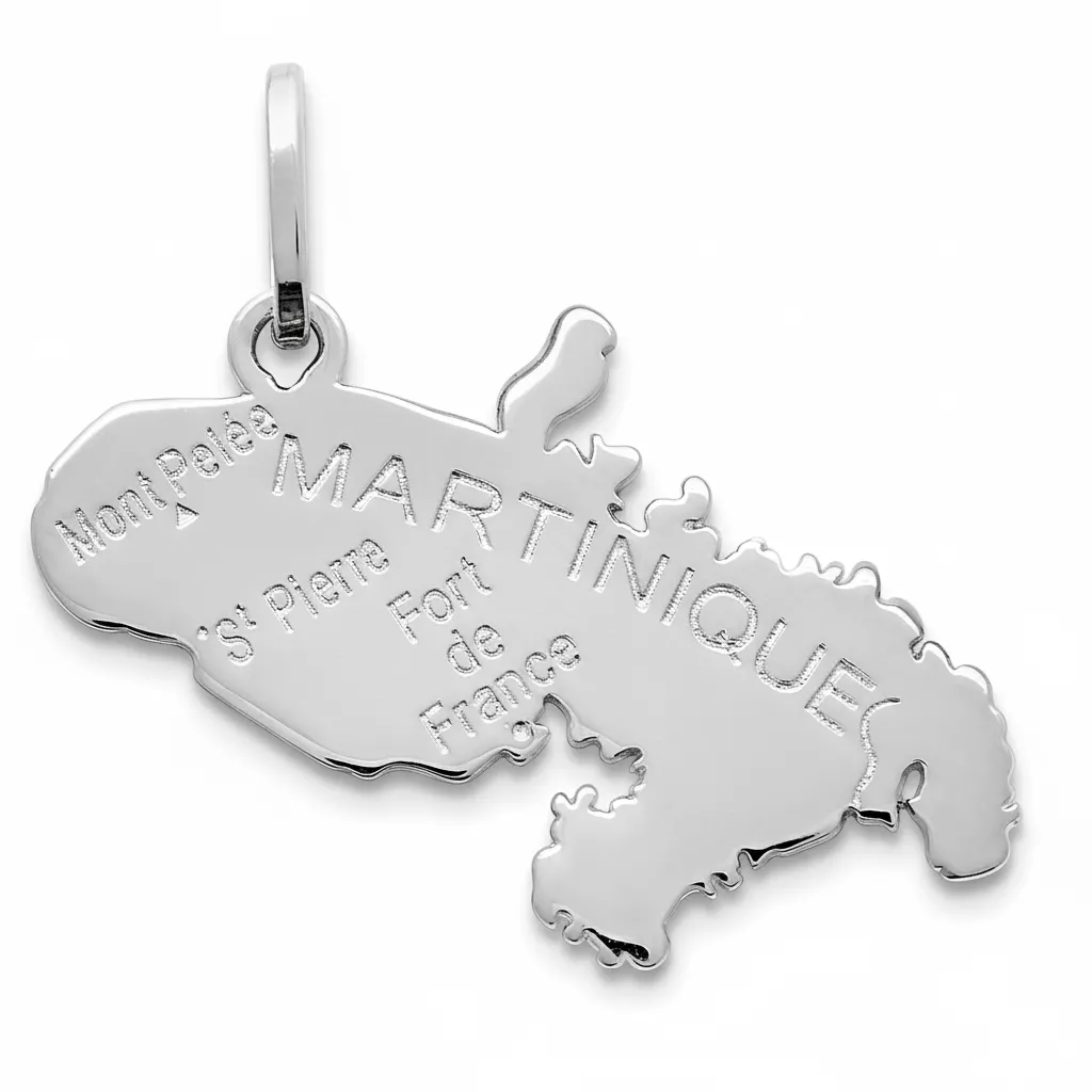 Pendentif Argent Azwaw Martinique - Pendentif en Argent 925 - Bijoux en Vogue