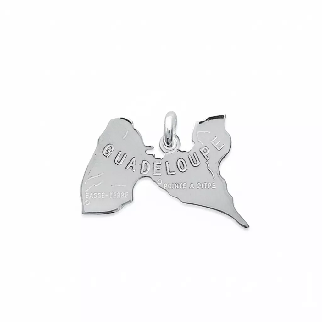 Pendentif Argent Dynam Guadeloupe - Pendentif en Argent 925 - Bijoux en Vogue