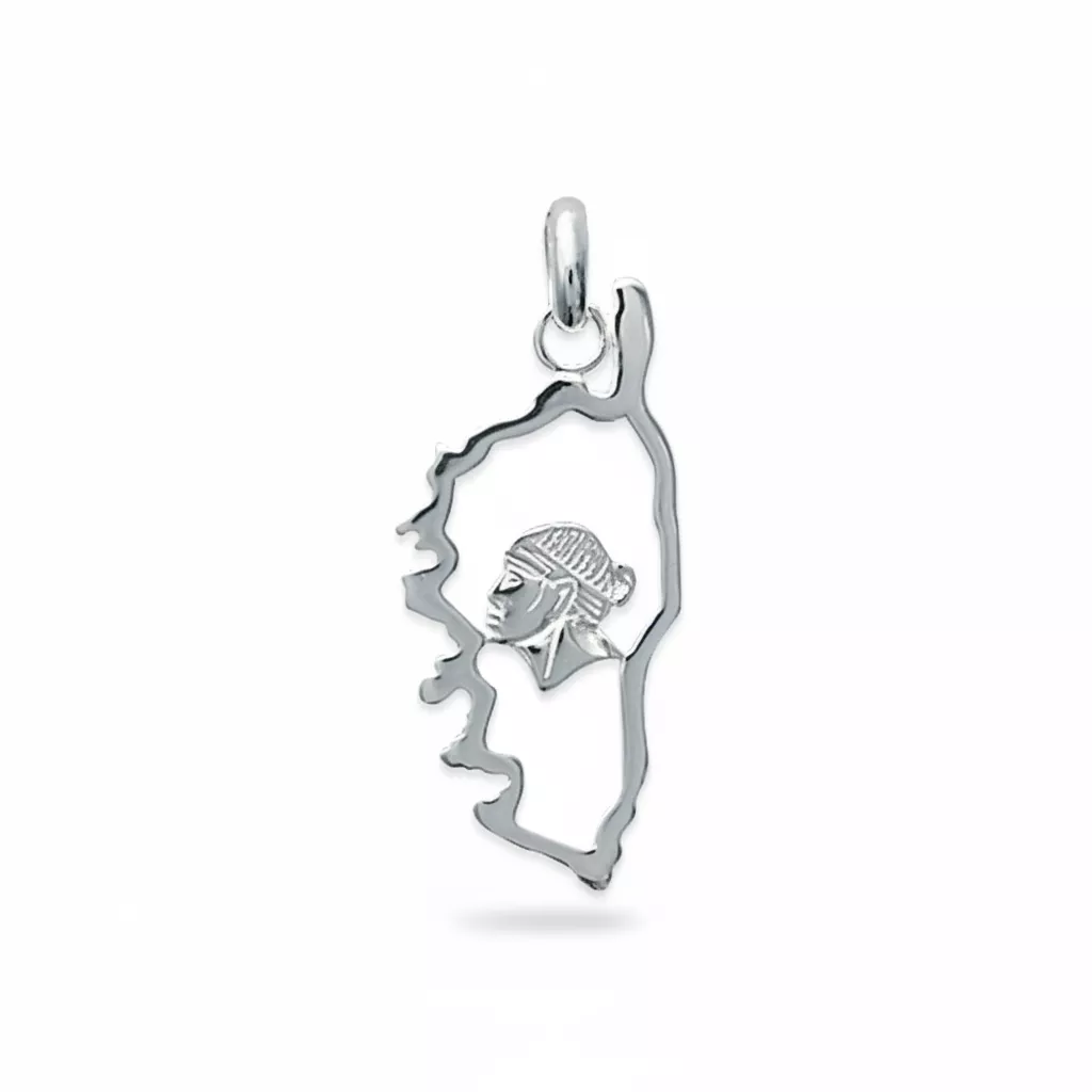 Pendentif Argent Corse - Pendentif en Argent 925 - Bijoux en Vogue