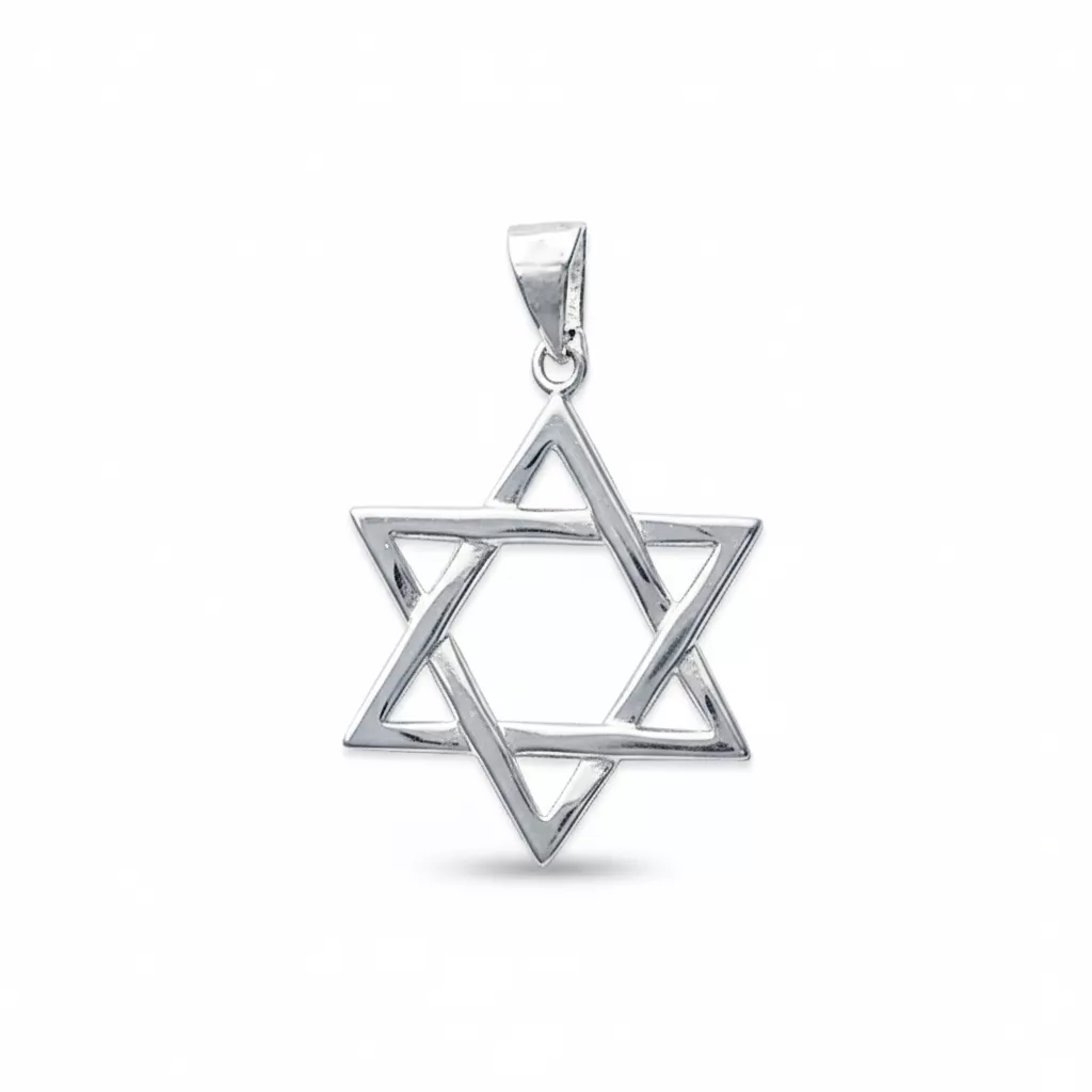 Pendentif Argent Sandie Étoile de David - Pendentif en Argent 925 - Bijoux en Vogue