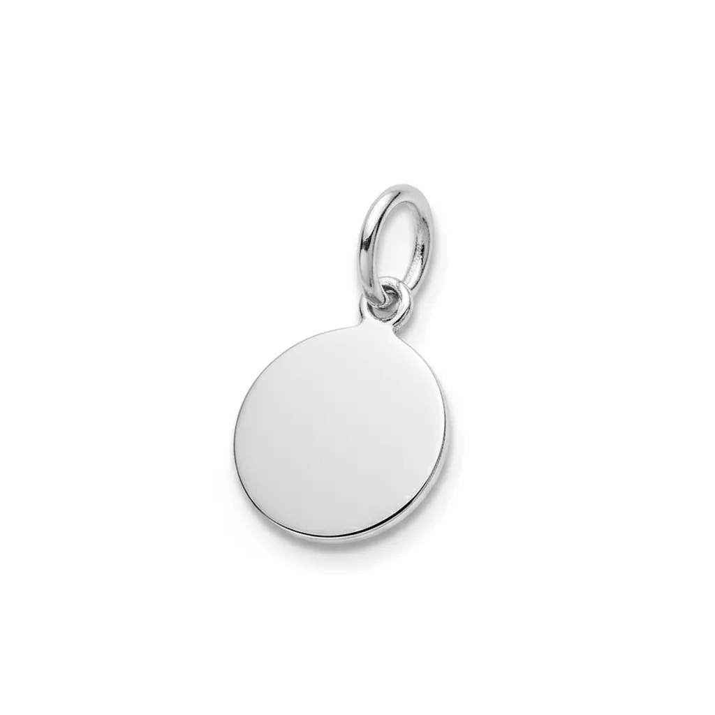 Pendentif Médaille Fille Argent - Pendentif en Argent 925 - Bijoux en Vogue