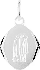 Pendentif Médaille Argent Verseau - Pendentif en Argent 925