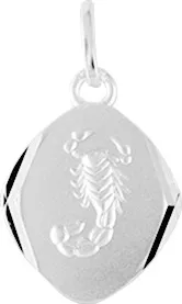 Pendentif Médaille Argent Scorpion - Pendentif en Argent 925