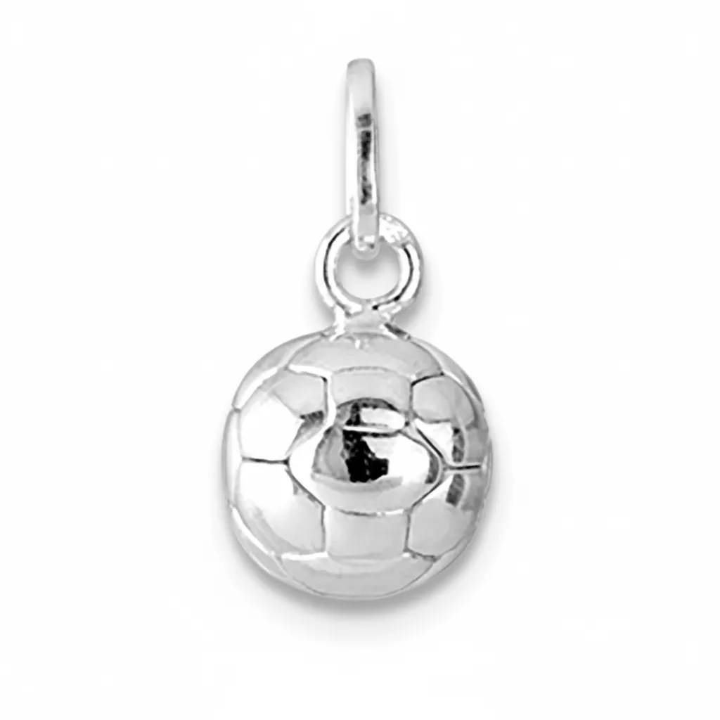 Pendentif Parchemin Argent Football - Pendentif en Argent 925 - Bijoux en Vogue