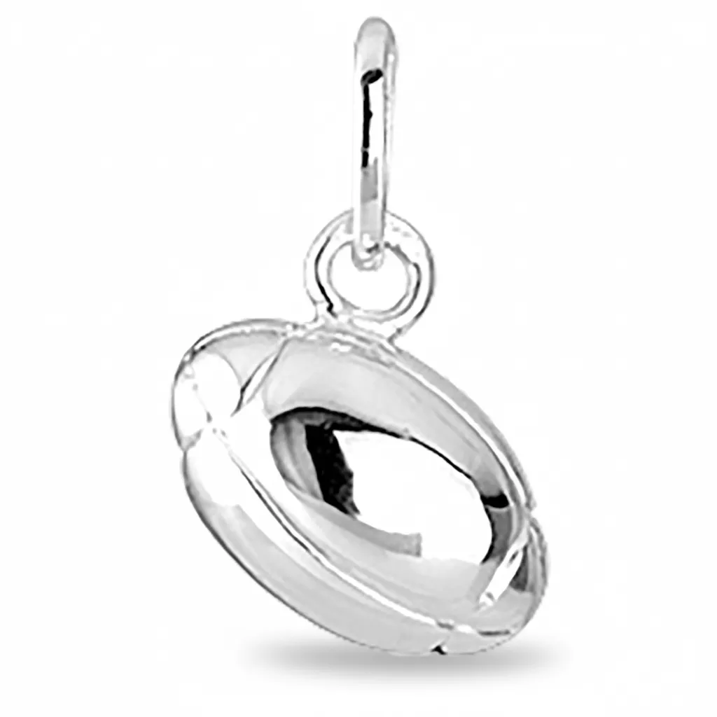 Pendentif Parchemin Argent Rugby - Pendentif en Argent 925 - Bijoux en Vogue