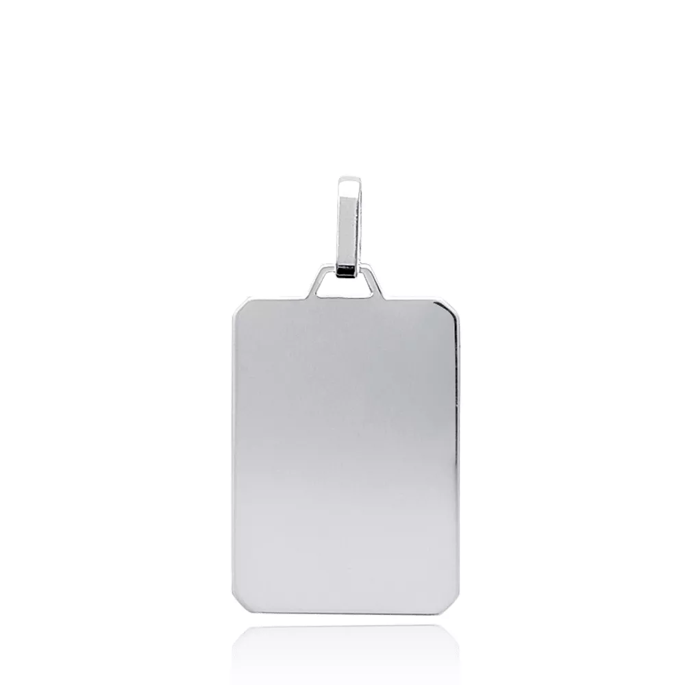 Pendentif argent rectangle Celigny 4 - Pendentif en Argent 925 - Bijoux en Vogue