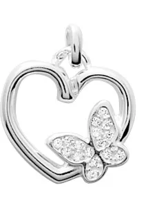 Pendentif Argent Lubka Zirconium Papillon - Pendentif en Argent 925 - Bijoux en Vogue