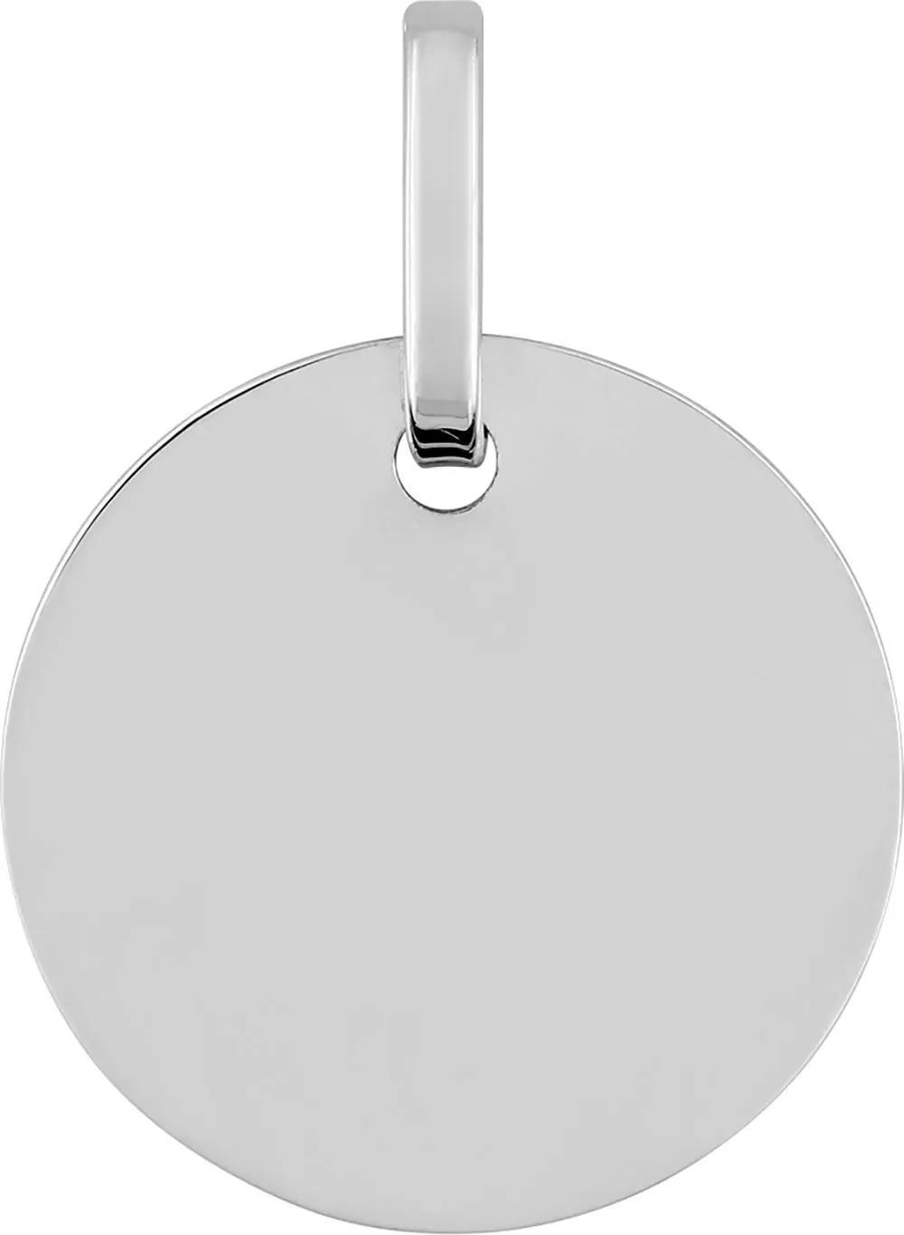 Pendentif Or Blanc Lucieca - Pendentif en Or 375 9k