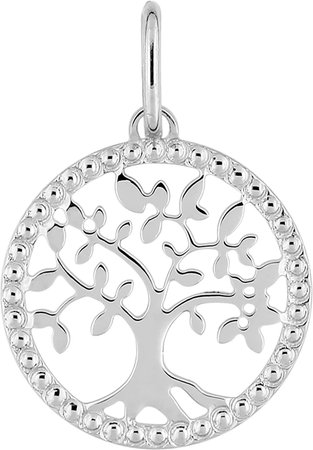 Pendentif Or Blanc Arbre de Vie - Pendentif en Or 375 9k - Bijoux en Vogue