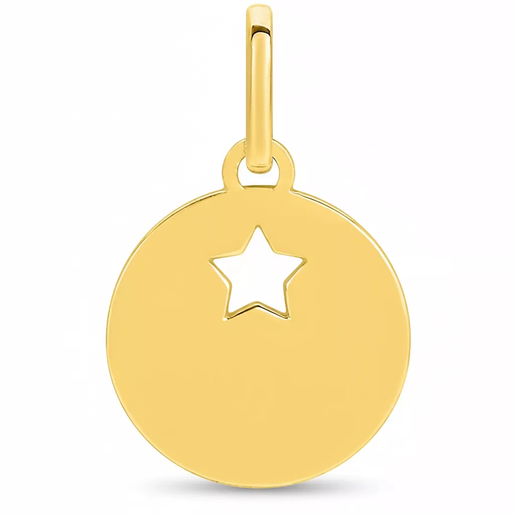 Pendentif Or Haina Étoile - Pendentif en Or 375 9k - Bijoux en Vogue