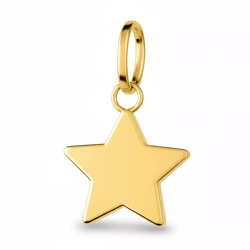 Pendentif Or Tamdjida Étoile - Pendentif en Or 375 9k - Bijoux en Vogue