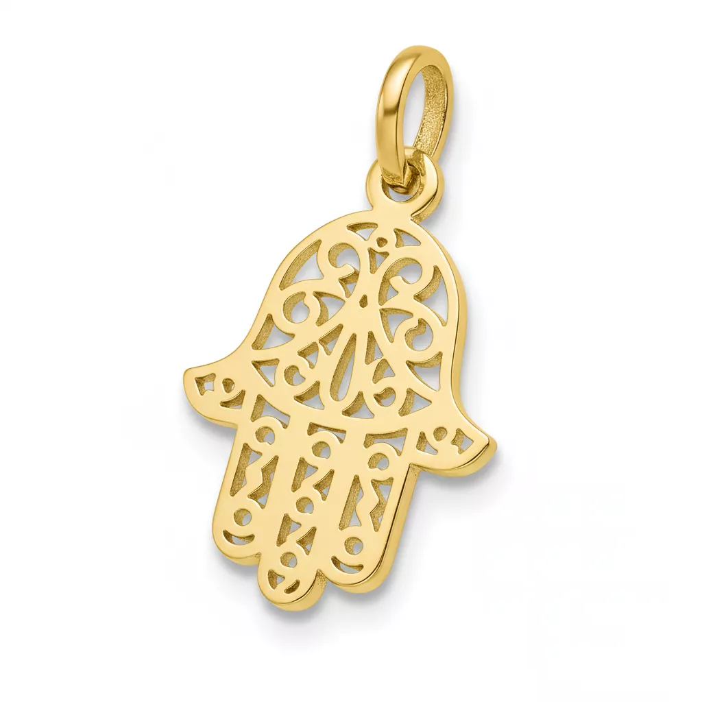 Pendentif Or Main de Fatma - Pendentif en Or 375 9k - Bijoux en Vogue