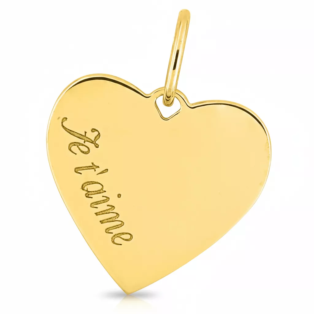 Pendentif Or Mbata Coeur - Pendentif en Or 375 9k - Bijoux en Vogue