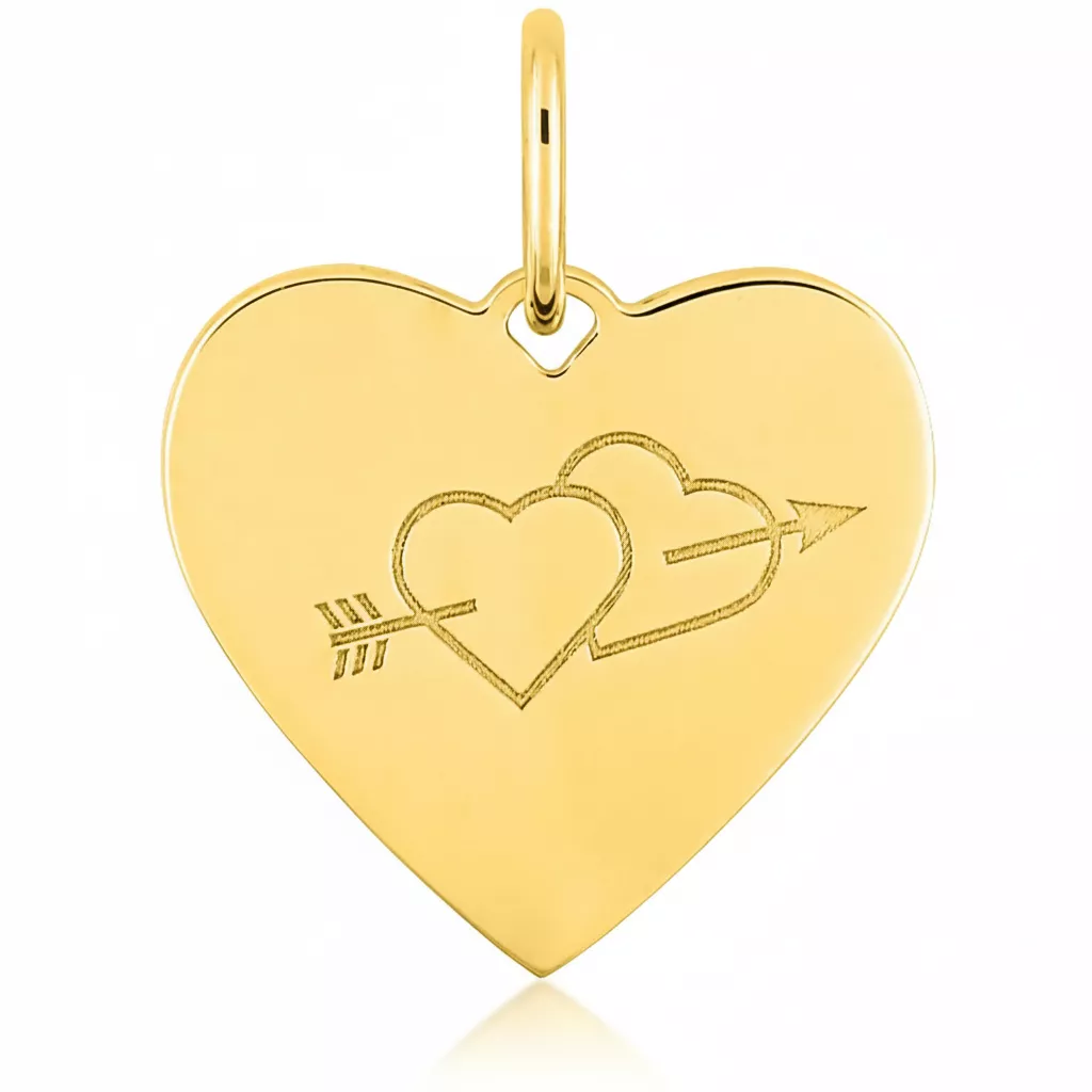 Pendentif Or Coeur - Pendentif en Or 375 9k - Bijoux en Vogue