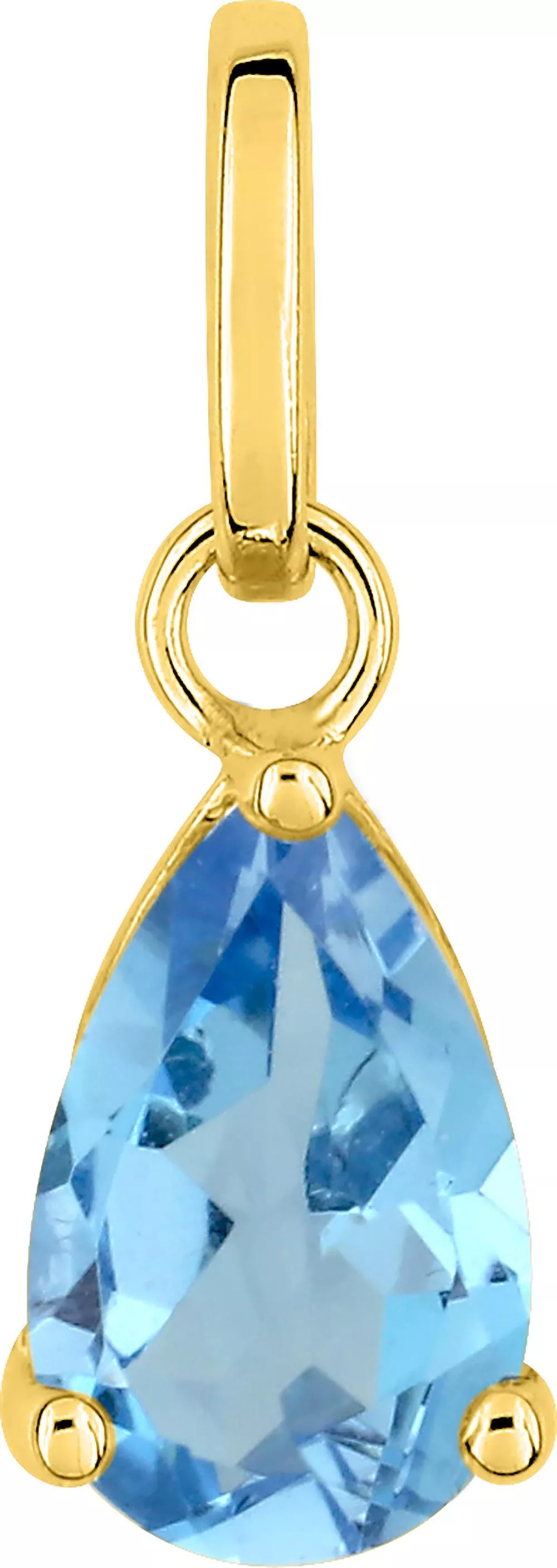 Pendentif Or Mukhdumzada bleu Topaze - Pendentif en Or 375 9k - Bijoux en Vogue