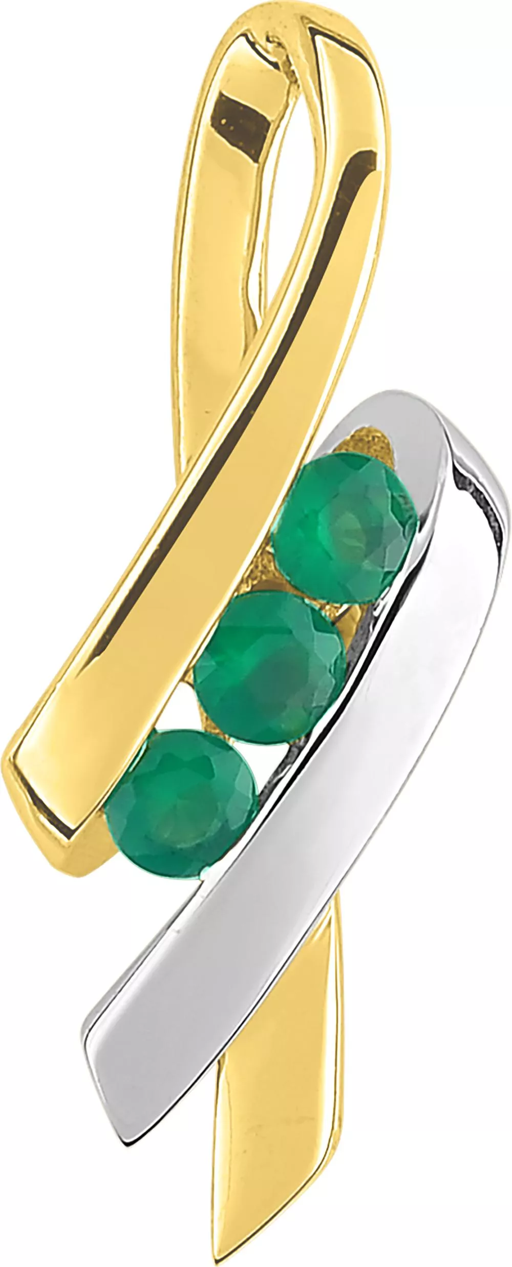 Pendentif Or Imededdine Emeraude - Pendentif en Or 750 18k - Bijoux en Vogue