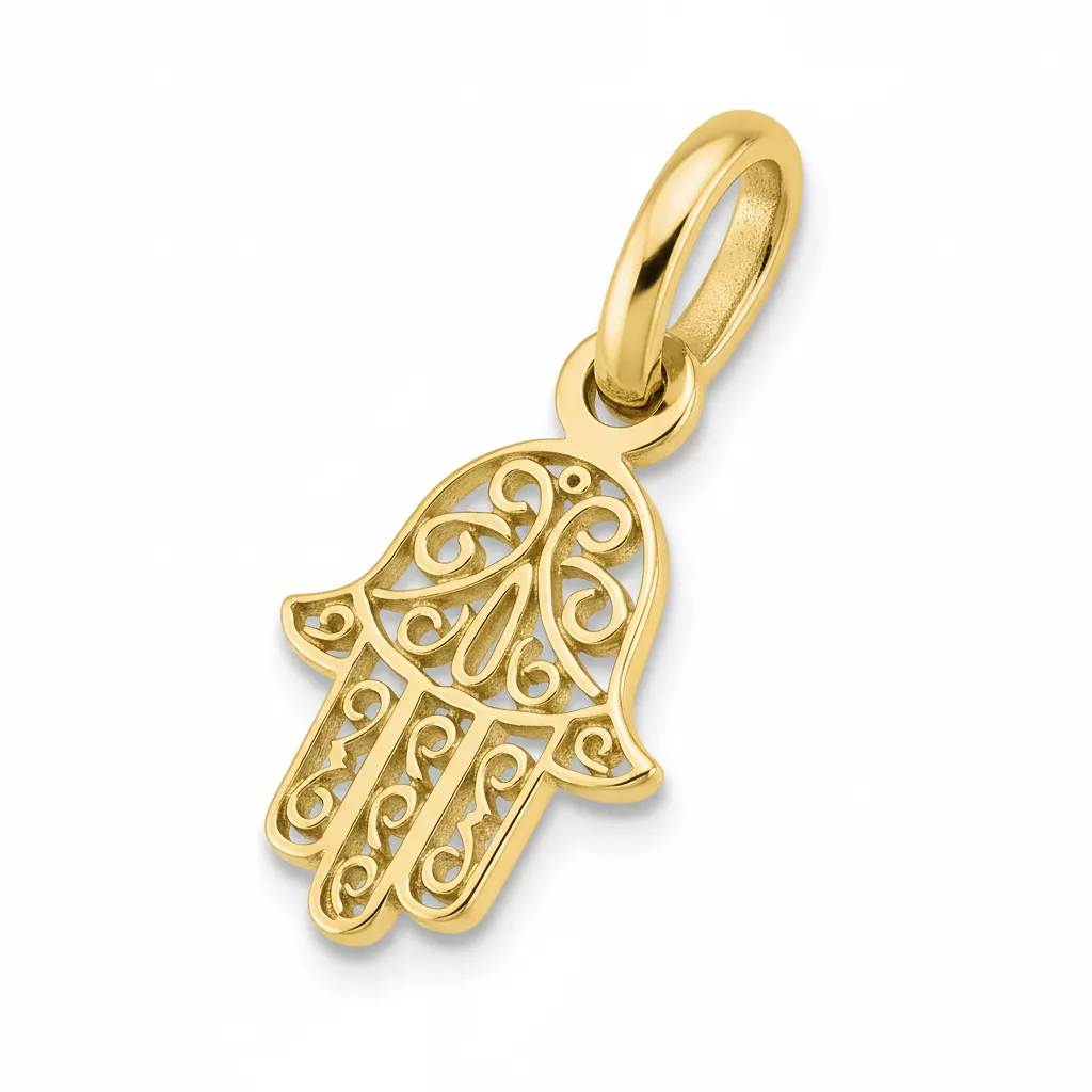Pendentif Or Main de Fatma - Pendentif en Or 750 18k - Bijoux en Vogue