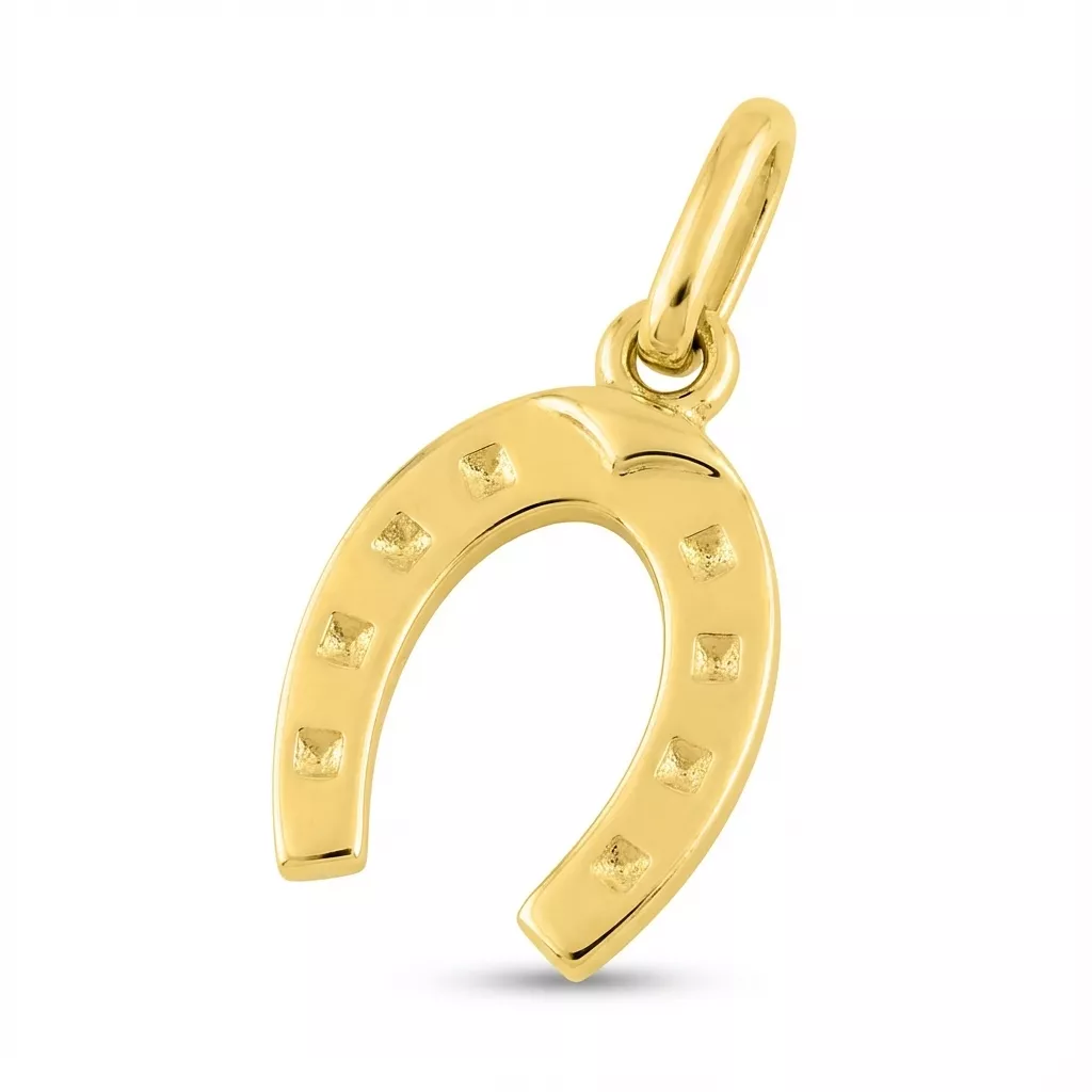 Pendentif Or Nclaudine Fer à Cheval - Pendentif en Or 750 18k - Bijoux en Vogue