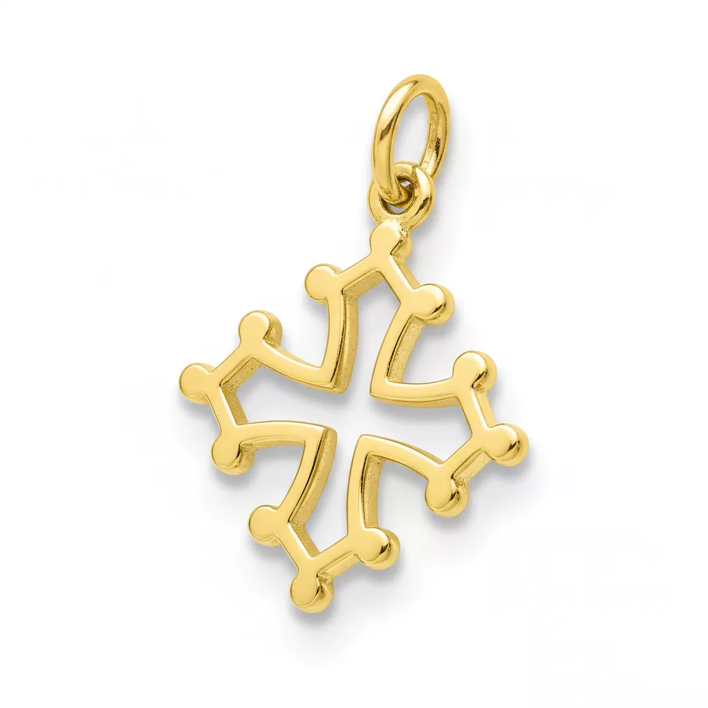 Pendentif Or Croix Occitane - Pendentif en Or 750 18k - Bijoux en Vogue