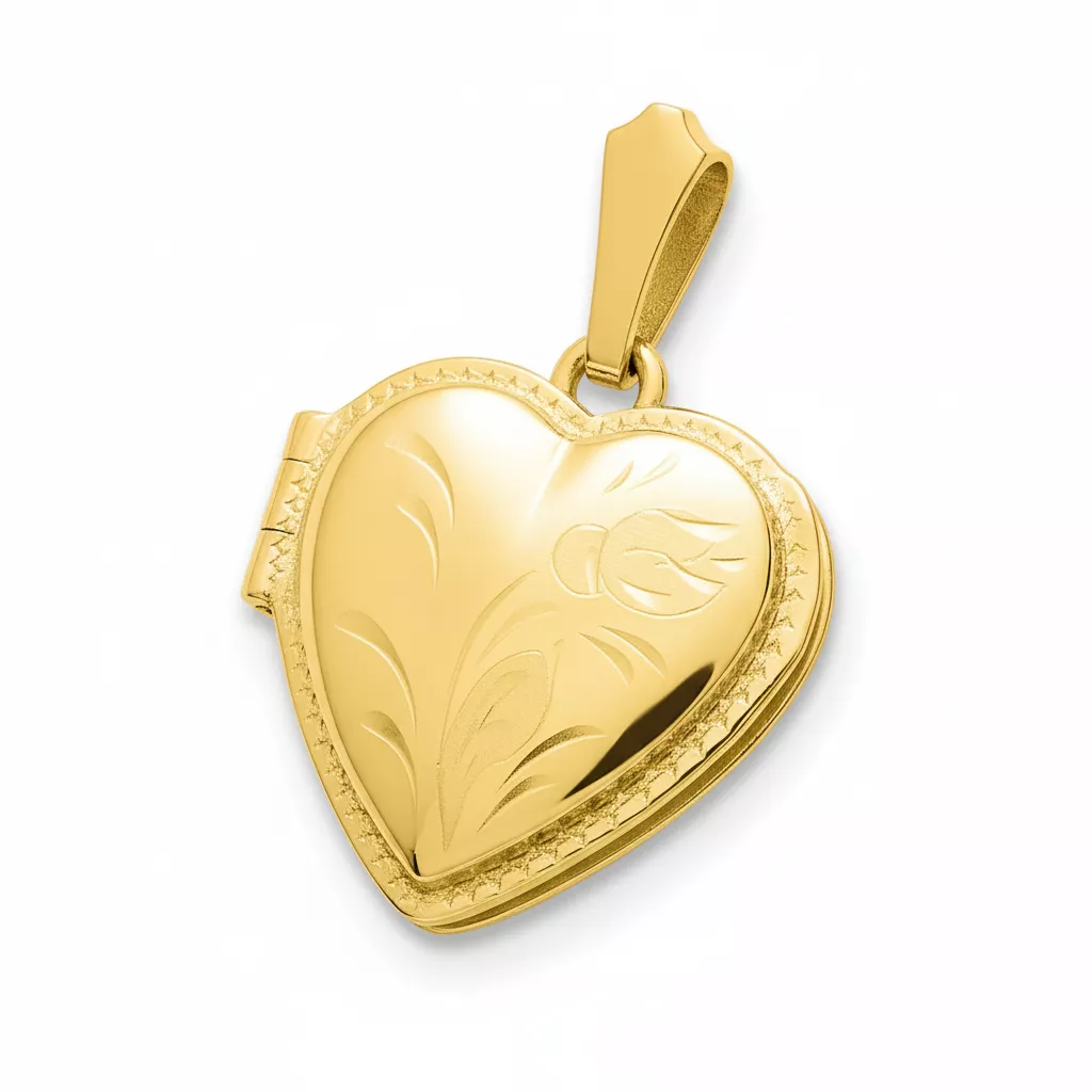 Pendentif Or Hourya Coeur - Pendentif en Or 750 18k - Bijoux en Vogue