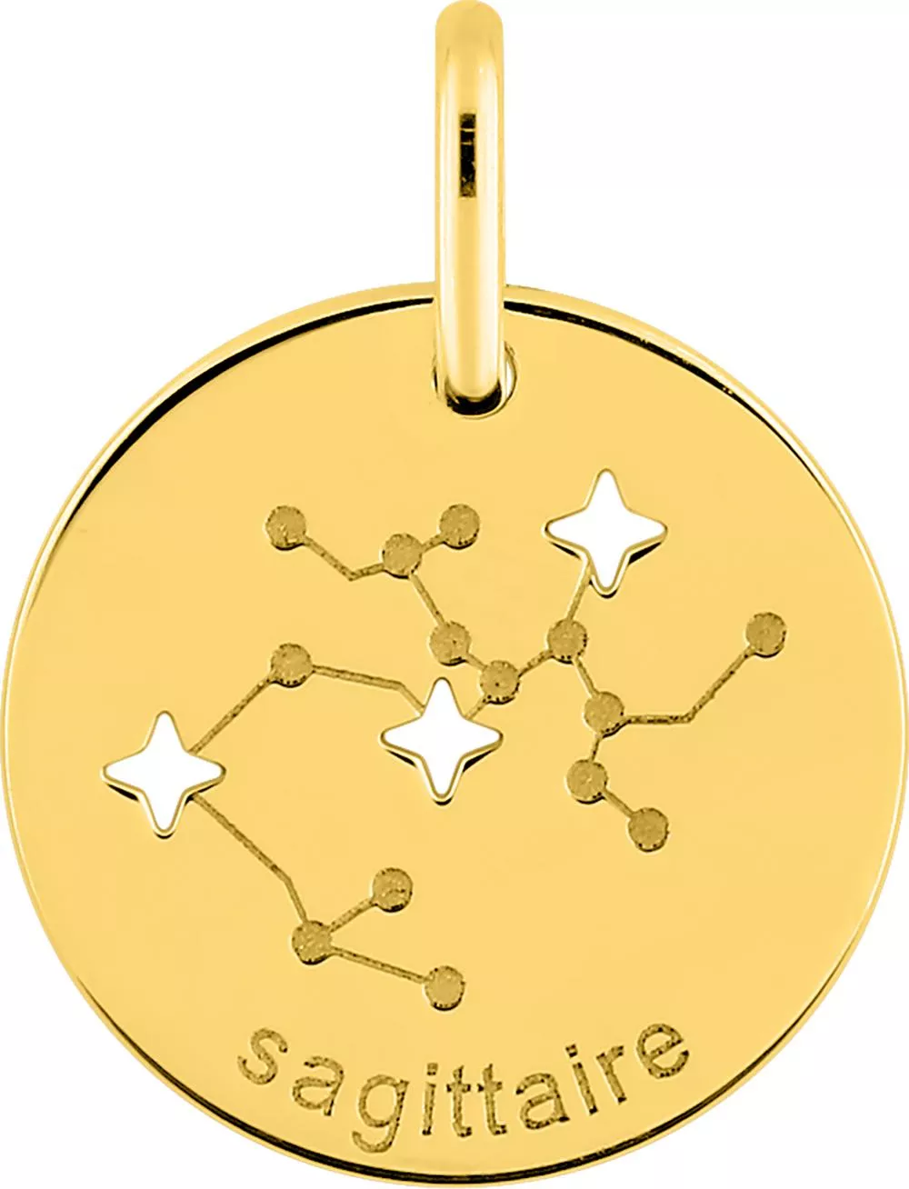 Pendentif Or Gastaon Sagittaire - Pendentif en Or 750 18k - Bijoux en Vogue