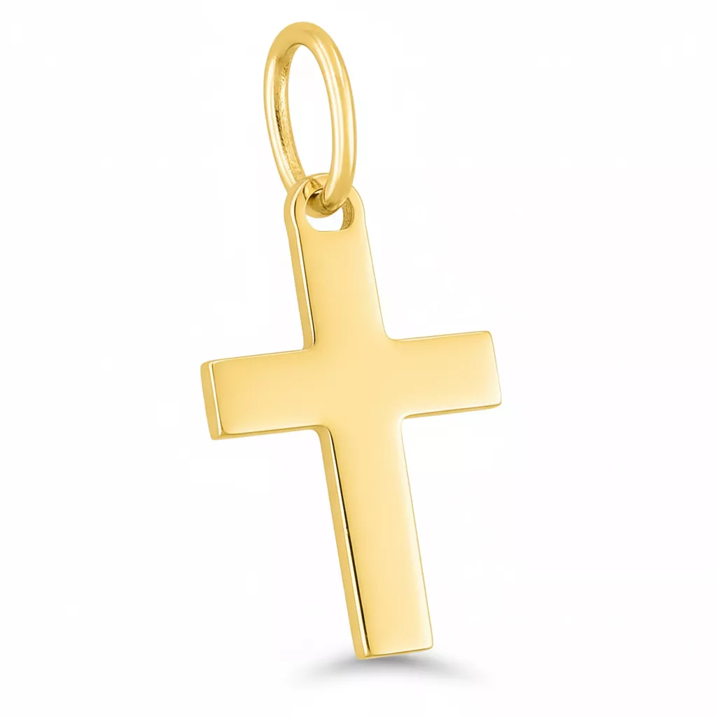Pendentif Or Croix Chrétienne - Pendentif en Or 750 18k - Bijoux en Vogue