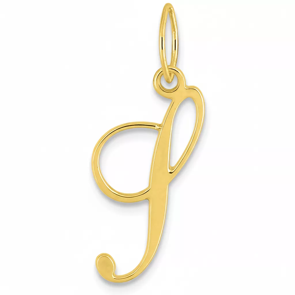 Pendentif Or Lettre S - Pendentif en Or 750 18k - Bijoux en Vogue