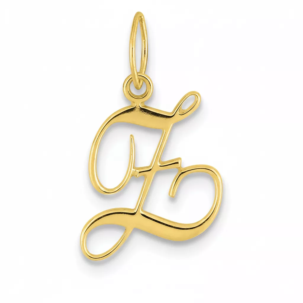 Pendentif Or Lettre Z - Pendentif en Or 750 18k - Bijoux en Vogue