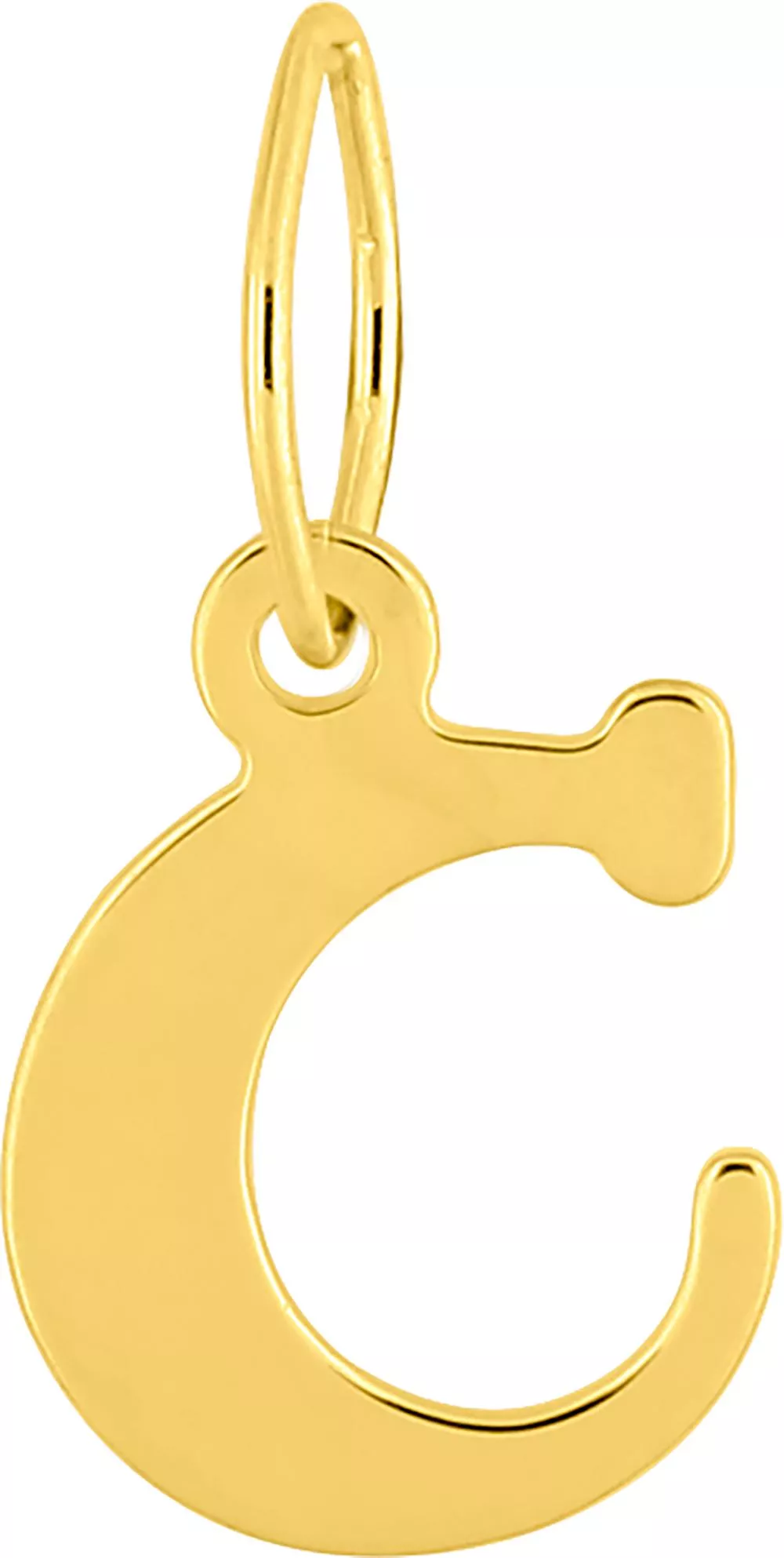 Pendentif Or Lettre C - Pendentif en Or 750 18k - Bijoux en Vogue