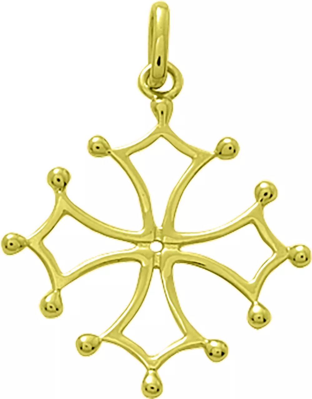 Pendentif Or Croix Occitane - Pendentif en Or 750 18k - Bijoux en Vogue
