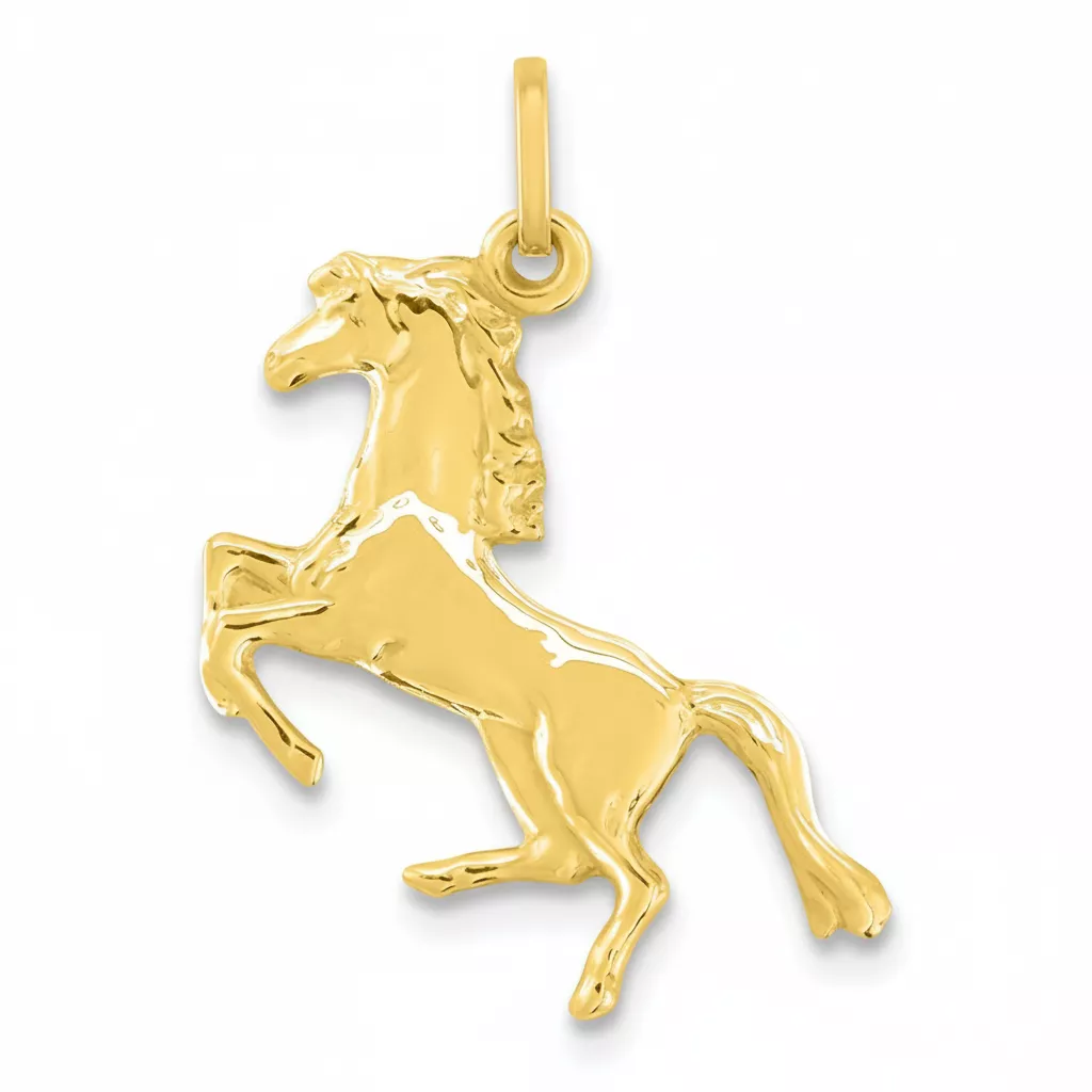 Pendentif Or Chekemian Cheval - Pendentif en Or 750 18k - Bijoux en Vogue